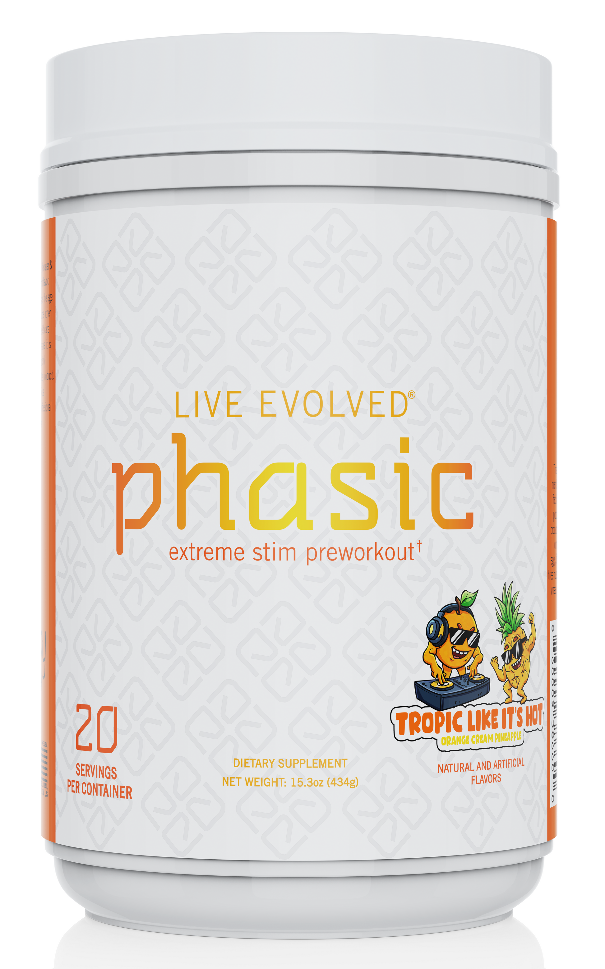 Phasic - Extreme High Stimulant Preworkout DMAE, Eria Jarensis, 475mg Caffeine, 6mg Yohimbine.