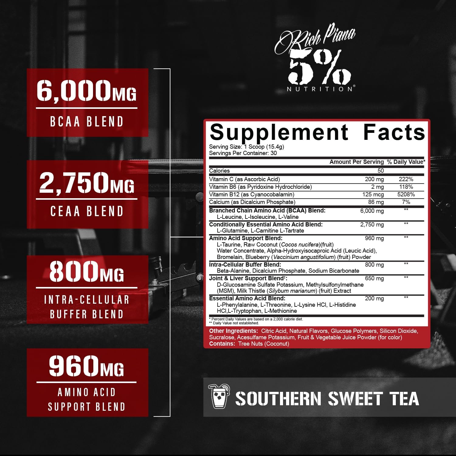 5% Nutrition FullAF Pre-Workout | Stim-Free with Massive Pumps | L-Citrulline, L-Taurine, Nitrosigine, GlycerSize | 13.05 oz (Blue Raspberry) Visit the 5% Nutrition Store