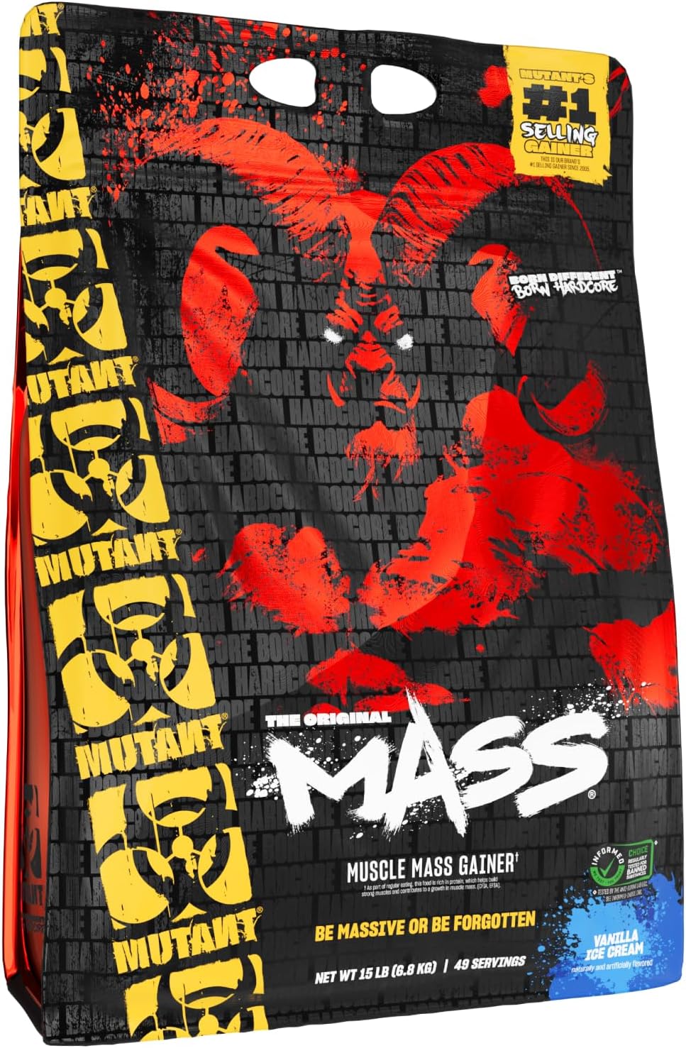 Mutant Mass Weight Gainer Protein Powder - Mass Builder for Bulking and Lean Mass Gainer, The Weight Gainer Men Need to Bulk up – 15 Pound –