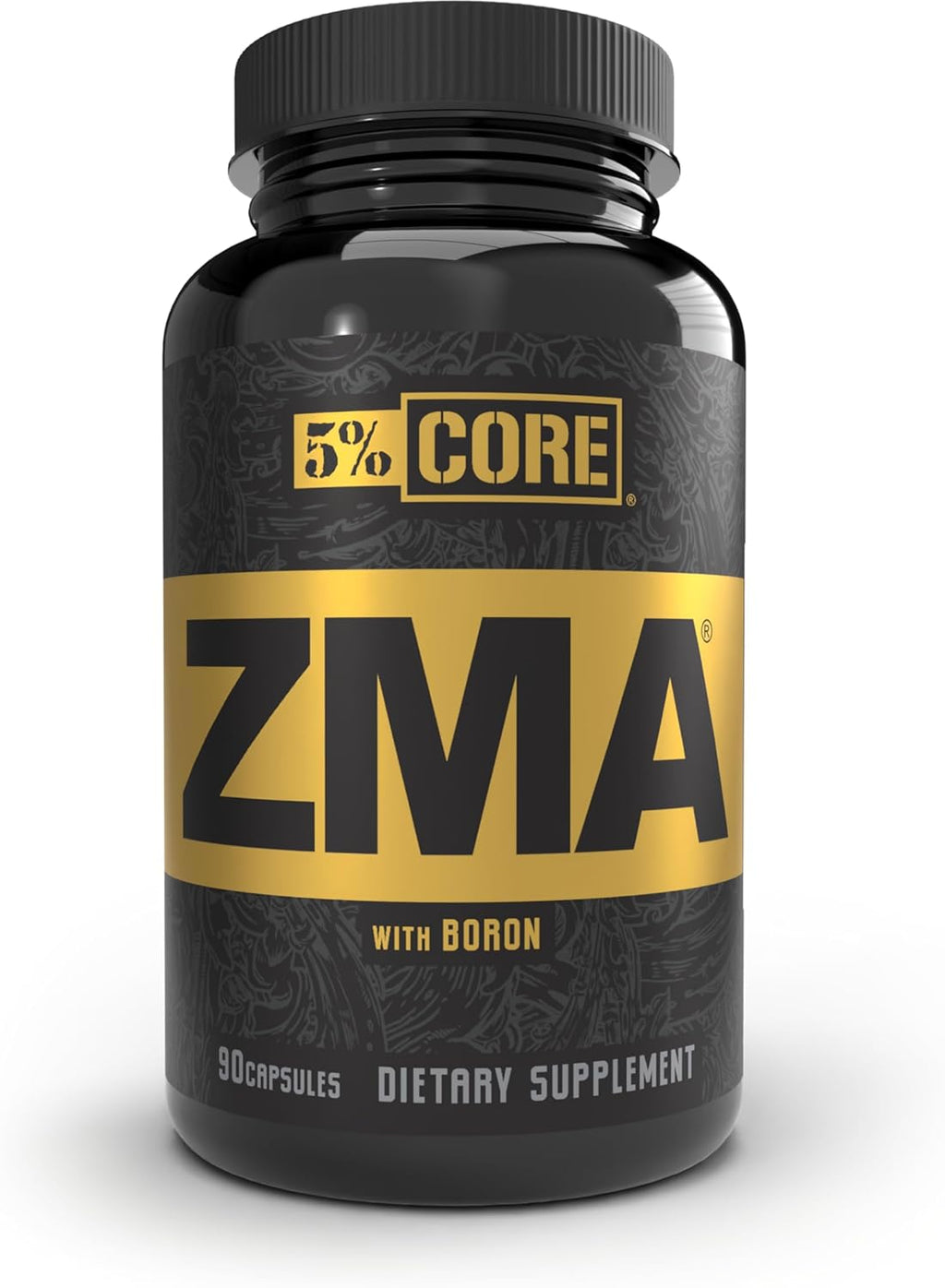 % Nutrition Core ZMA (with Boron) | Promotes Recovery by Restoring Levels of Zinc, Magnesium & Vitamin B-6 (90 Capsules)