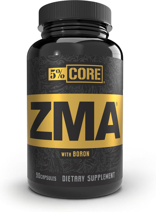 % Nutrition Core ZMA (with Boron) | Promotes Recovery by Restoring Levels of Zinc, Magnesium & Vitamin B-6 (90 Capsules)