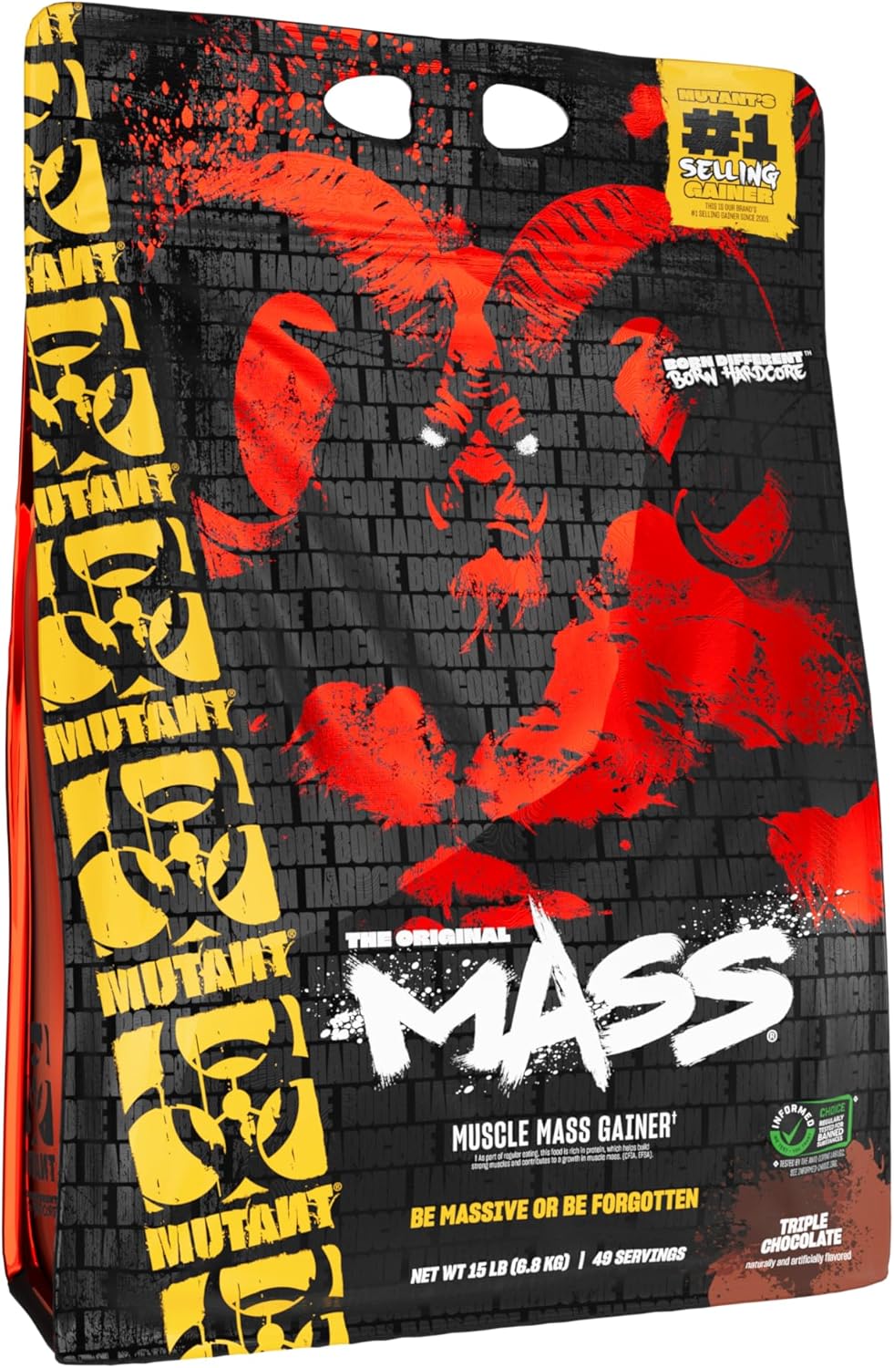 Mutant Mass Weight Gainer Protein Powder - Mass Builder for Bulking and Lean Mass Gainer, The Weight Gainer Men Need to Bulk up – 15 Pound –