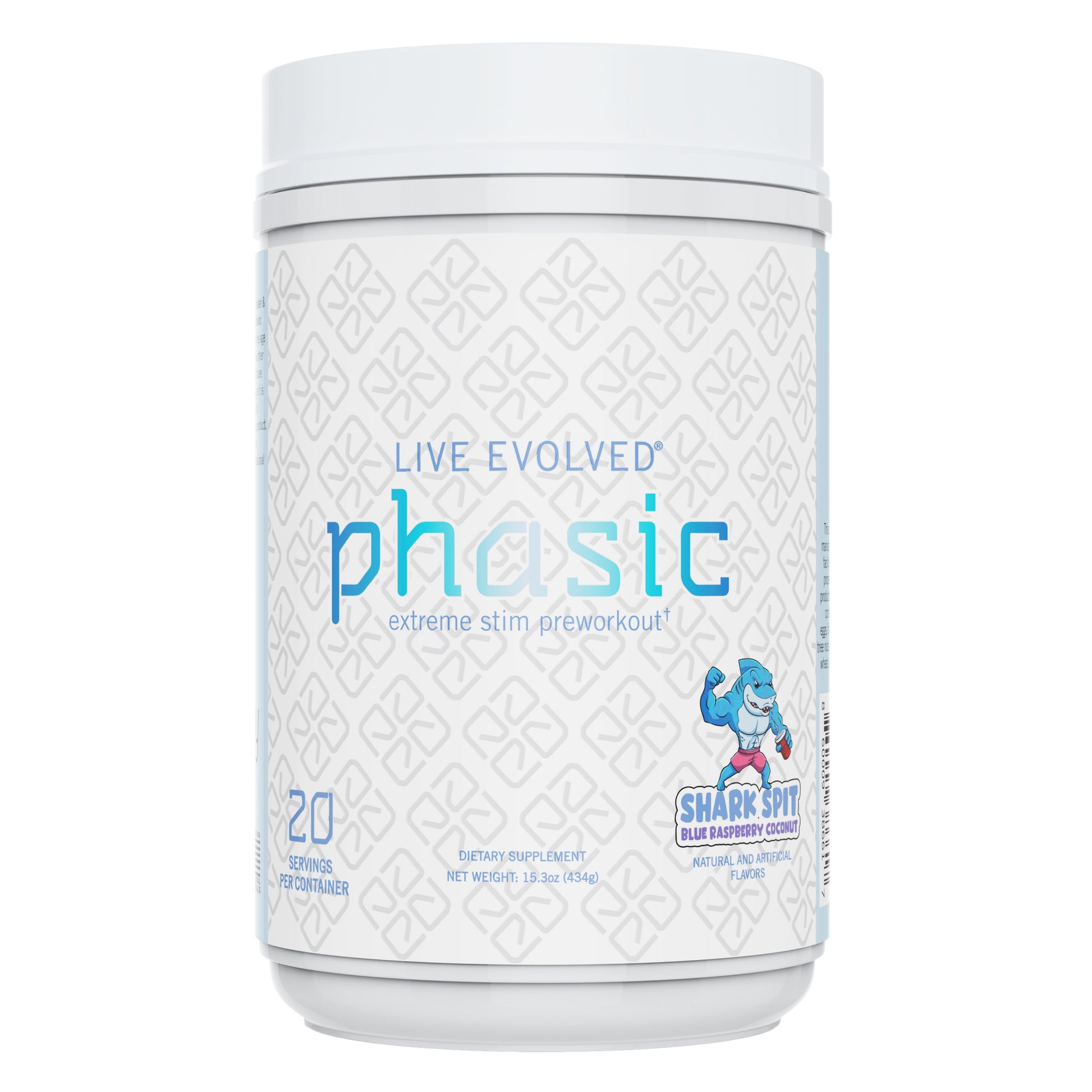 Phasic - Extreme High Stimulant Preworkout DMAE, Eria Jarensis, 475mg Caffeine, 6mg Yohimbine.